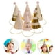 thumbnail image 4 of KAKOWELY 6 piezas adorables sombreros de cumpleaños para niños, regalos de fiesta de cumpleaños, accesorios para el cabello, 4 of 4