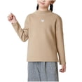 thumbnail image 2 of Cowsor Unisex Kids Polar Fleece Turtleneck Base Top, 2 of 5