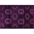 thumbnail image 1 of Ahgly Company Indoor Rectangle Persian Purple Traditional Area Rugs, 3' x 5', 1 of 4