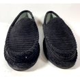 thumbnail image 3 of Slippers International Men's Corduroy Black Loafer, 3710 - Size 6W, 3 of 6