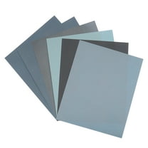 PBPBOX 6Set Silicone Carbide Sandpaper Grit Assorted Color For Diy Enthusiasts