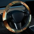 thumbnail image 2 of Sea Lion Printed 14.5 Inch PVC Leather Car Wheel Covers Steering Wheel Cover Auto Accessories, 2 of 6