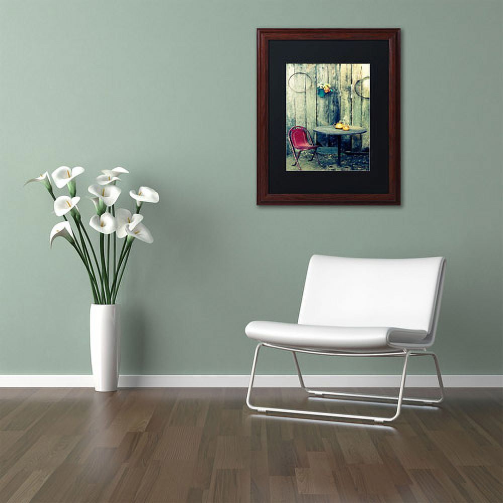 Trademark Fine Art "From the Past" Canvas Art by Beata Czyzowska Young, Black Matte, Wood Frame