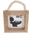 thumbnail image 4 of Restroom Wall Pendant Decor Bathroom Doorplate Sign Hanging Board for Mall, 4 of 5