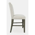 thumbnail image 4 of Jofran Telluride Contemporary Rustic Pine Parsons Striped Upholstery Counter Stool (Set of 2), 4 of 9