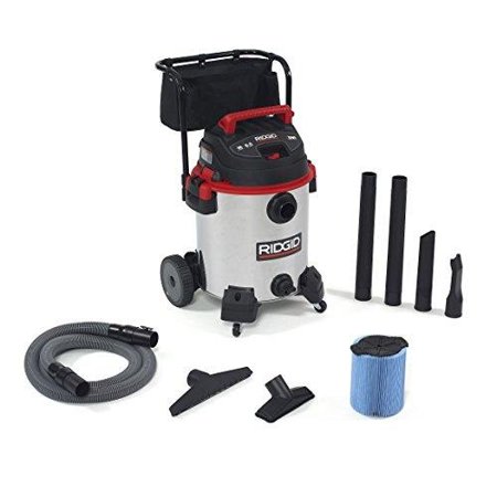 UPC 648846021133 product image for ridgid 50353 1610rv wet/dry vacuum, stainless steel, 16 gal, red | upcitemdb.com