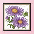 thumbnail image 3 of 12 meses flor punto de cruz lienzo impreso costura DIY (septiembre H431) Tmvgtek Oficina Multiescena Multifunción, 3 of 9