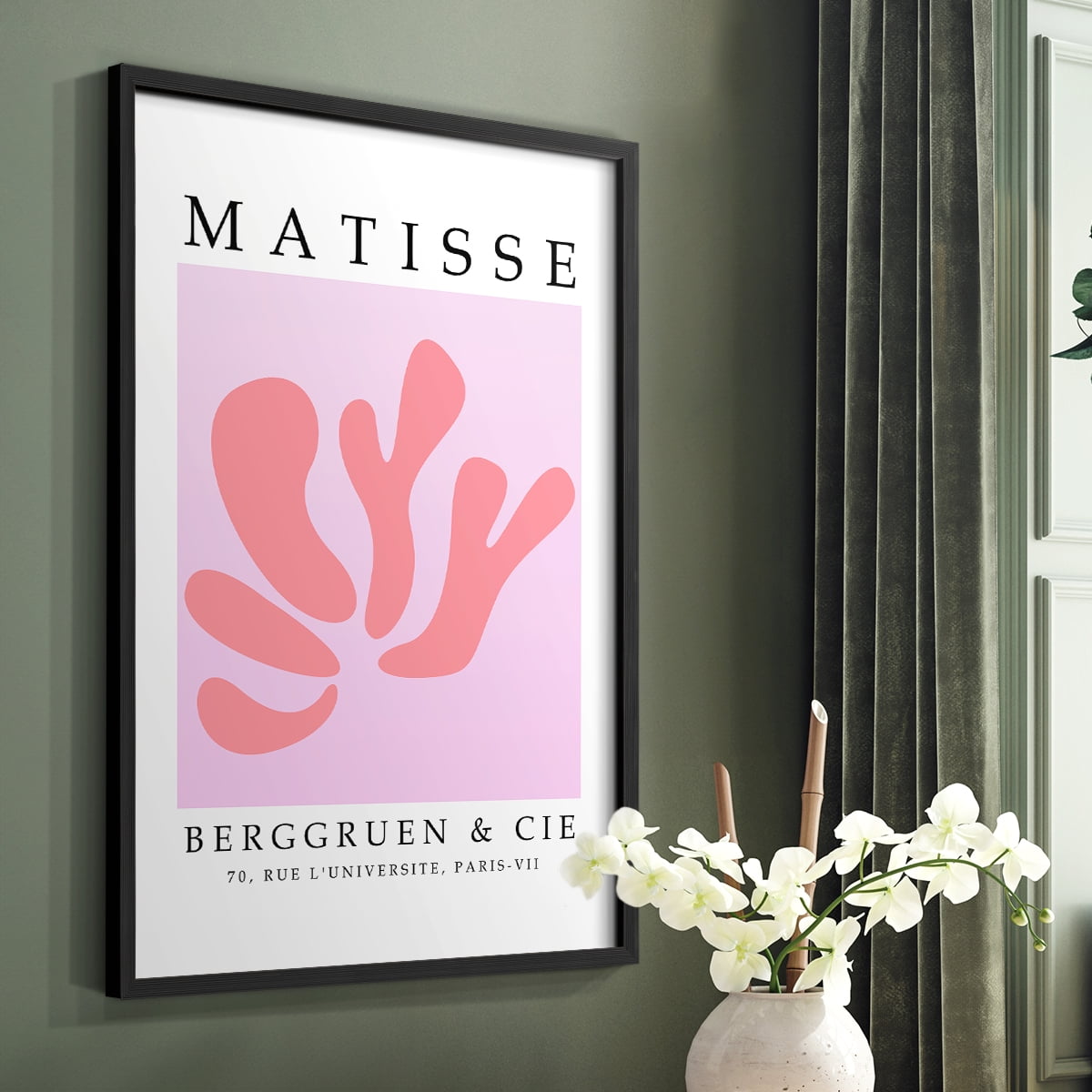 Matisse CCCL in Black Solid Wood 8 x 10 Framed Print
