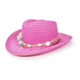 thumbnail image 3 of ibiyuan Sun Hats Women,Summer Children's Outdoor Casual Style Straw Small Cowboy Hat Travel Hat, 3 of 3