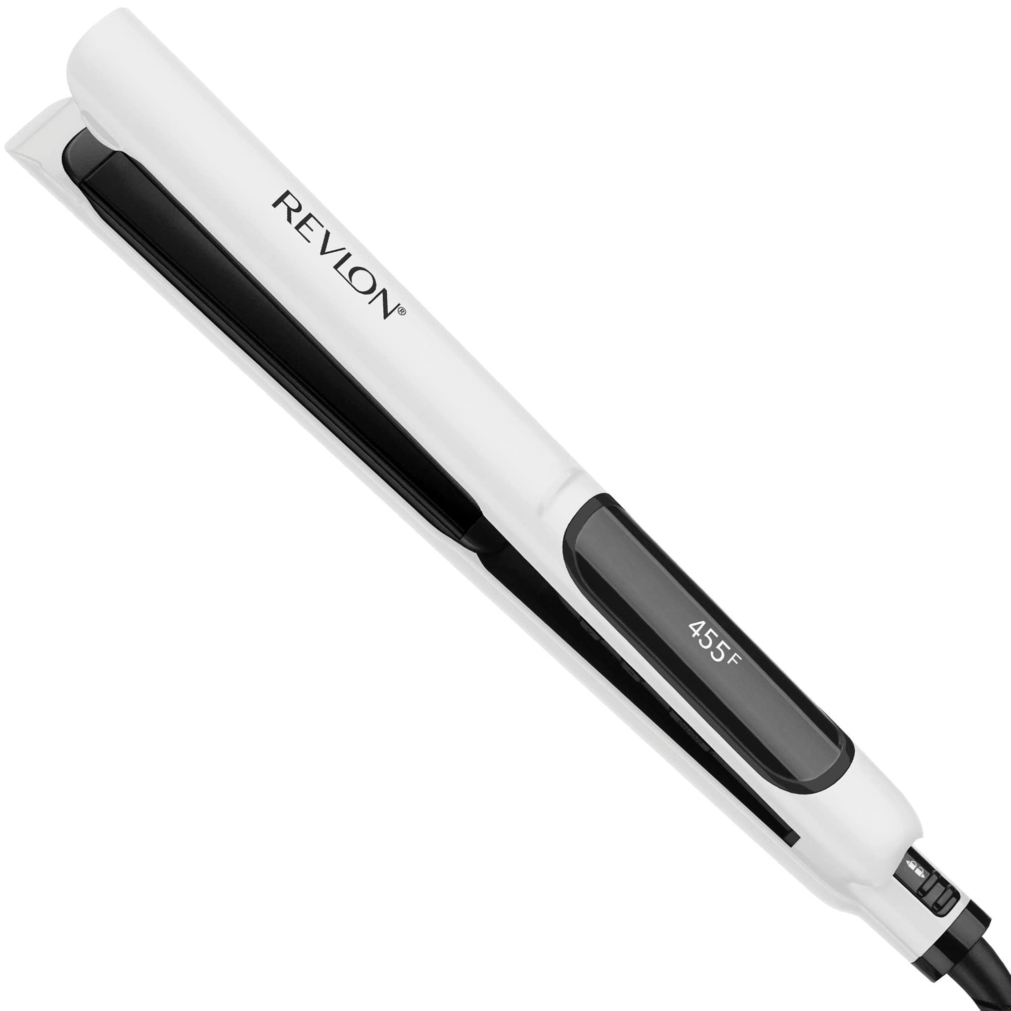REVLON Crystal C Ceramic Digital Hair Flat Iron Long Lasting Shine and Less Frizz 1 in