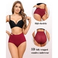 thumbnail image 2 of Ropa interior LEVAO con encaje de cintura alta para control de barriga S-2XL, paquete de 4, 2 of 7
