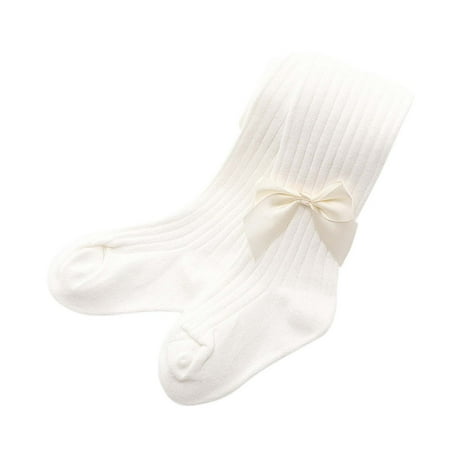 

Awdenio Pantyhose Toddler Baby Kid Girl Bow-knotStockings Solid Warm Panty Hose Pants Trousers
