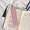 thumbnail image 4 of Kdxio Orchids Flowers Print Metal Tassel Bookmarks,Perfect Gift for Art Lovers and Bookworms Metal Bookmarks for Women, 4 of 8