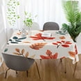 thumbnail image 3 of Yayeee Tablecloths 60" x 90" Rectangle Wrinkle Resistant Party Table Cover, Hand Drawn Autumn Leaves, 3 of 8