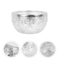 thumbnail image 2 of 1Pack Kitchen Fruit Bowl Silver Metal for Storage 18x7.1in Home Use and Gift, 2 of 8