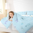 thumbnail image 3 of Erosebridal Cartoon Ribbon Bow Tie Full Size Comforter Sets 3 Pieces for Kids Girls,Teens Chic Floral Strawberry Bedding Sets,Super Cozy Room Decor, 3 of 6