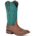 thumbnail image 2 of Men's Stetson Big Horn Alligator Boots Square Toe Handcrafted JBS Collection Brown, 2 of 2
