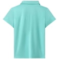 thumbnail image 4 of Pzocapte Girls Clothes Girls Shirts Size 14 16 Girls Short Sleeve Golfs Shirts Turn Down Collar Athletic Sports Tops Tennis Shirts Girls Toys Age 5 Girls Shirts Size 6 Toddler Girl Tops Toddler T, 4 of 4