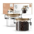 thumbnail image 3 of JoyJolt Glass Food Storage Container with Bamboo Lids - 12 oz - Set of 2, 3 of 7