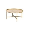thumbnail image 1 of Mesa Casafoyer Mithea redonda de madera de roble dorado, 1 of 3