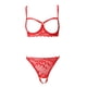 thumbnail image 4 of Gibobby Lencería sexy Liga de encaje Nueva ropa de dormir de Anillo Ropa interior Pijamas Lencería de Íntimos sexy(Rojo XL), 4 of 5