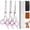 Pink, variant on DSOOLO Dog Grooming Scissors Kit 4 in 1 Professional Pet Shears with Safety Round Tips for Dogs Cats,Blue