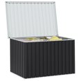 thumbnail image 2 of vidaXL Garden Storage Box Anthracite 149x99x93 cm, 2 of 5