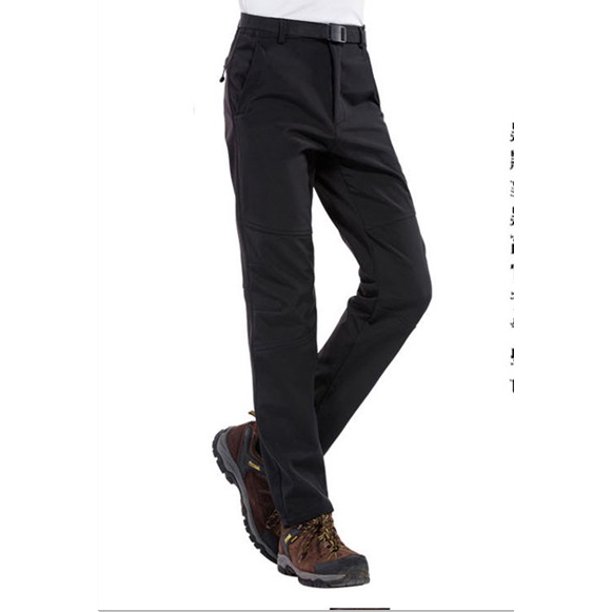 Pantalones de lana para mujer, pantalones de lana de caparazón blando de corte ajustado, pantalones de asalto a prueba de viento e impermeables, pantalones de esquí, pantalones de senderismo al aire