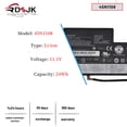 thumbnail image 2 of Batería RDSJ 45N1108 45N1109 45N1110 45N1111 45N1773 45N1112 45N1113 01AV459 para Lenovo ThinkPad T440 T440S T450 T450S T460 T550 X240 X240S X250 X260 X270 S440 S540 W550 A275 24Wh, 2 of 7