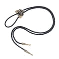 thumbnail image 2 of Corbata de Bolo Sonducket con cabeza de calavera y esqueleto Cobre Antiguo, 2 of 6