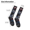 thumbnail image 2 of Rocae la Reliure d'Isaac pour Chaussettes de compression Décontractées Originales pour Femmes Hommes Bas de Couleur Contrastée, 2 of 6