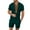 Green, variant on NAFUU Mens Casual Outfits Set Summer Fashion Short Sleeve T Shirt And Shorts Set Leisure Comfortable Sportswear 2 Piece Beach Outfits Fashion Sports Suit
