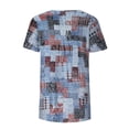 thumbnail image 4 of Pompotops Mode T-shirt Décontracté à Manches Courtes et Col Rond pour Femmes, 4 of 7