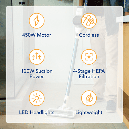 Tineco S10 Cordless Smart Stick Vacuum Cleaner for Hard Floors and Carpet