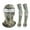 Camo Python Pattern, variant on Unisex Balaclava Face Mask and Arm Sleeves Set, Ski Mask Full Face Cover Compression Arm Sleeves for Summer Outdoor