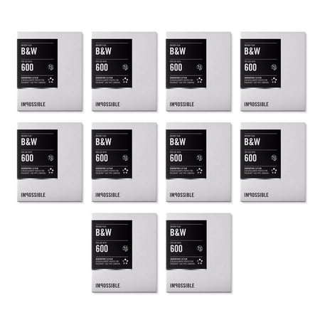 UPC 636156000078 product image for Impossible Instant Black & White 2.0 Film for Polaroid 600-Type Cameras (10 Pack | upcitemdb.com