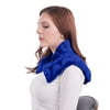 Heated Microwaveable Neck and Shoulder Wrap - Herbal Hot/Cold Deep Penetrating Herbal Aromatherapy (Slate Blue)