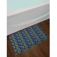 thumbnail image 2 of Exotic Bath Mat, Flourishing Nature Themed Pattern Inspired by Brazilian Rainforests Summer Nature, Plush Bathroom Decor Mat with Non Slip Backing, 29.5" X 17.5", Multicolor, by Ambesonne, 2 of 2