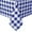 Royal Blue and White, variant on Royal Blue Checkered Tablecloth Rectangle - Wrinkle Resistant, Stain Resistant and Waterproof Gingham Table Cloth for Kitchen, Dining and Picnic, 60 x 120 Inch