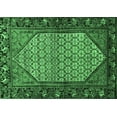 thumbnail image 1 of Ahgly Company Indoor Rectangle Persian Emerald Green Traditional Area Rugs, 2' x 3', 1 of 4