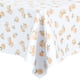 thumbnail image 2 of Cubierta de mesa rectangular REGALWOVEN para mesa de cena y restaurante, durazno 55"x55", 2 of 6