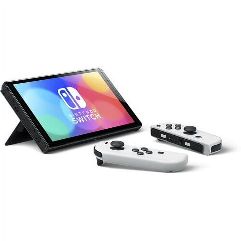 Nintendo Switch OLED White Console with Included Animal