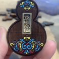 thumbnail image 4 of Rosewood Gourd Car Pendant Peace Amulet Rearview Mirror Hanging Charm Unisex Feng Shui Accessory, 4 of 5