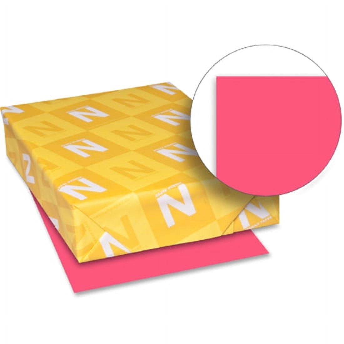 Astrobrights, WAU22129, Colored Cardstock, 250 / Pack, Plasma Pink