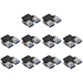 thumbnail image 1 of Adaptador de placa base USB 3.0 de 20 pines a doble tipo A (A), 1 of 6