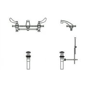Delta 23C644-R7 Double Handle 1.5GPM Ceramic Disc Widespread Bathroom Faucet - Chrome