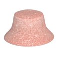 thumbnail image 1 of Fotbe Rose Gold Glitter Sombrero Tipo Pescador con Estampado – Sombrero de Sol de Algodón de Moda para Playa, Golf, Pesca, 1 of 6