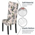 thumbnail image 6 of Zebra Pattern Dining Chair Slipcovers Chair Protectors Seat Covers For Dining Room Hotel Kitchen White, 6 of 8