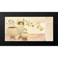 thumbnail image 2 of Sedalia, David 24x14 Black Modern Framed Museum Art Print Titled - Golden Blossom I, 2 of 5