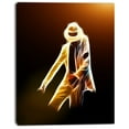 thumbnail image 2 of Moonwalker Style Danse - Art sur Toile Portrait Moderne, 2 of 4